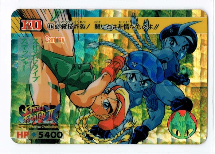 Street Fighter II Bandai Carddass card