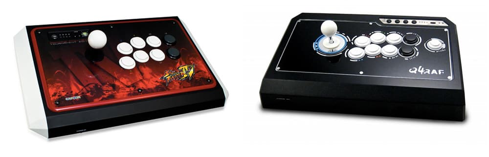 Mad Catz Tournament Edition and Qanba Q4RAF arcade sticks