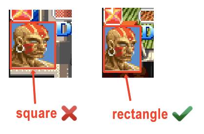 Correct 4:3 Street Fighter II display proportions