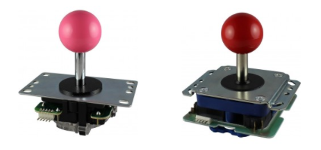 Sanwa and Seimitsu arcade joystick mechanisms